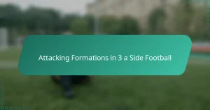Attacking Formations in 3 a Side Football